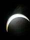 Eclipse Through Telescope - Near Totality